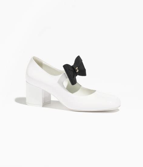 chanel mary jane white|Chanel white mary jane shoes.